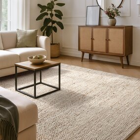 Villeroy & Boch Wollen vloerkleed - Peas Natural Creme/Beige Villeroy & Boch Wollen vloerkleed - Peas Natural Creme/Beige