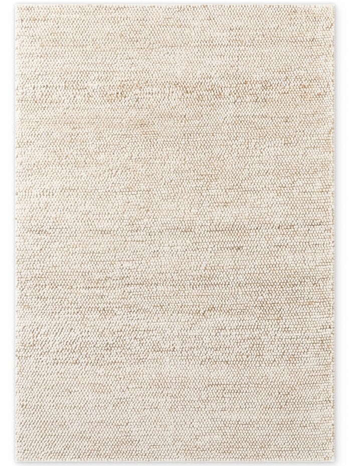 Wollen vloerkleed - Peas Natural Creme/Beige Wollen vloerkleed - Peas Natural Creme/Beige
