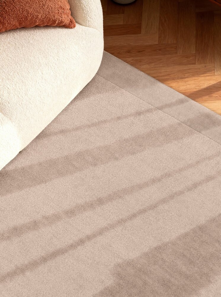 Wollen vloerkleed - Kivi Beige Wollen vloerkleed - Kivi Beige