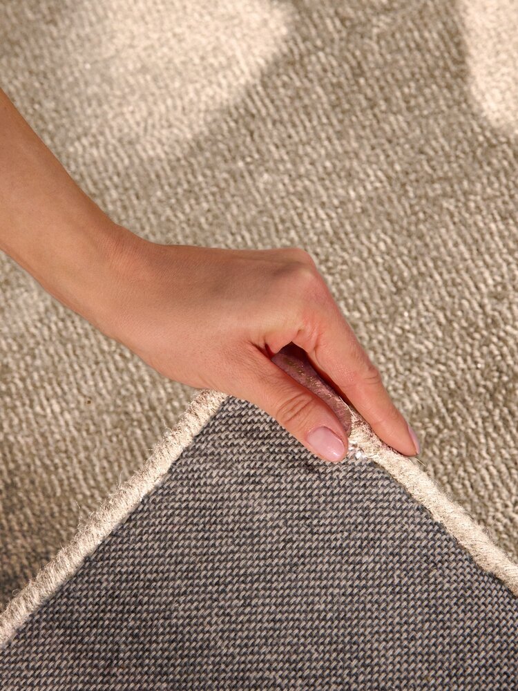 Wollen vloerkleed - Kivi Beige Wollen vloerkleed - Kivi Beige