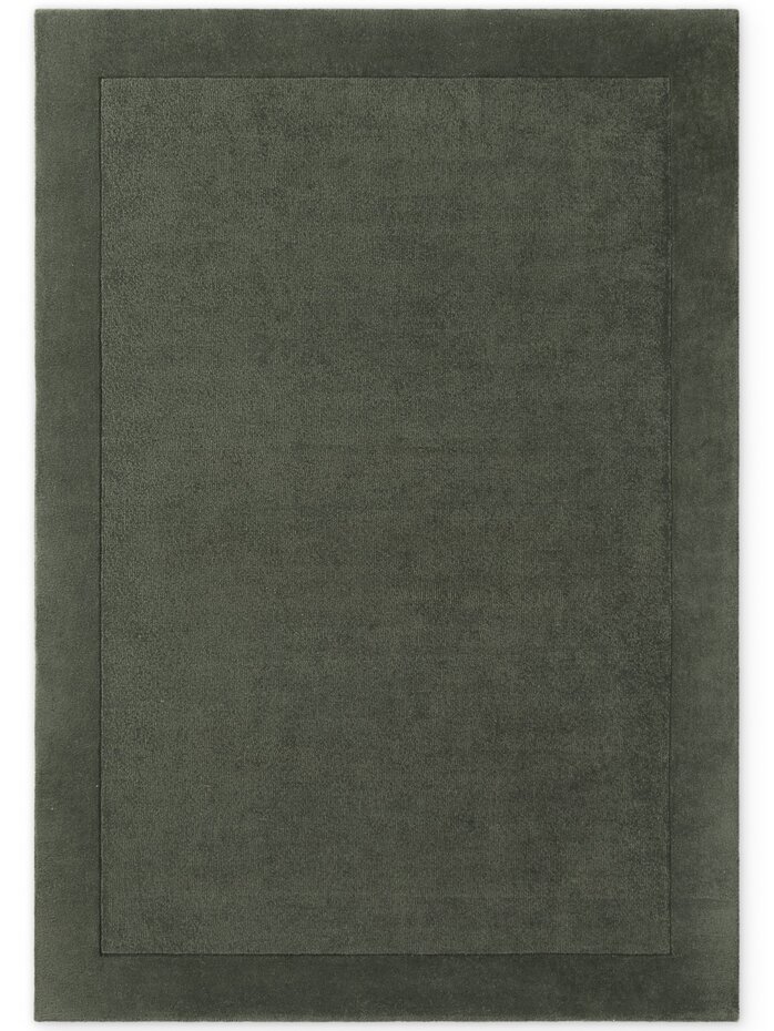 Wollen vloerkleed - Kari Groen