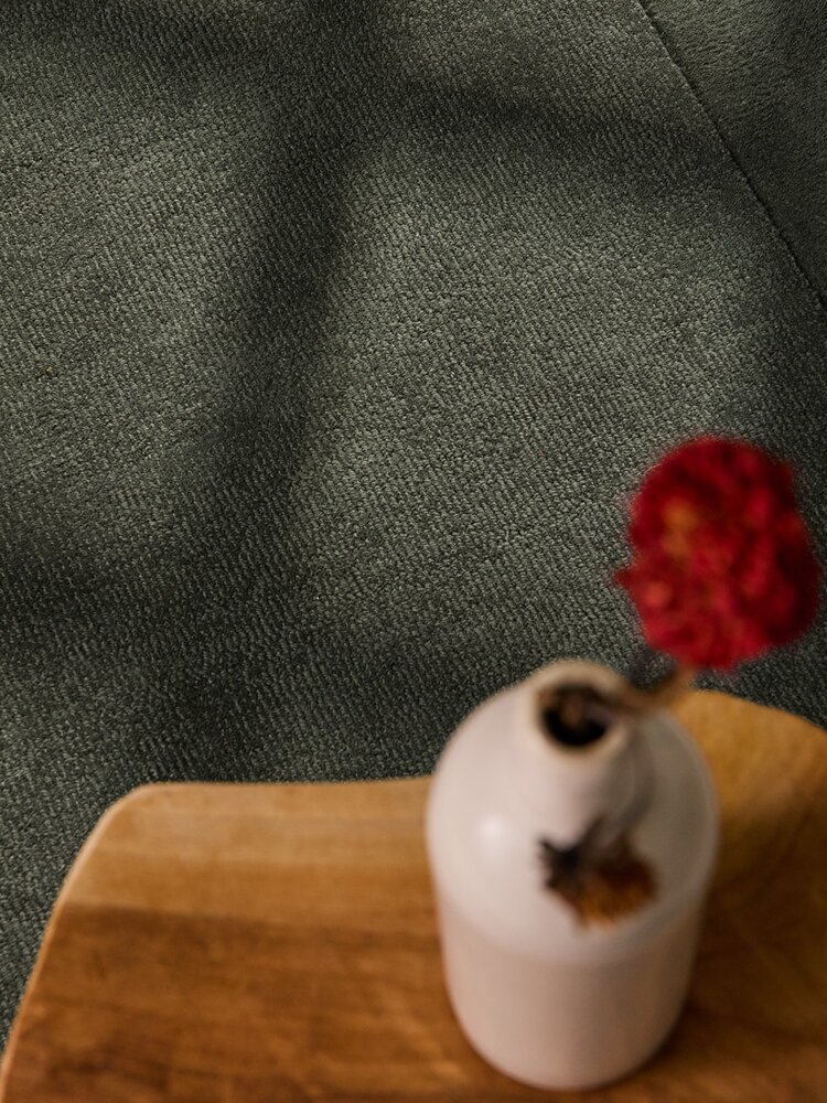 Wollen vloerkleed - Kivi Groen