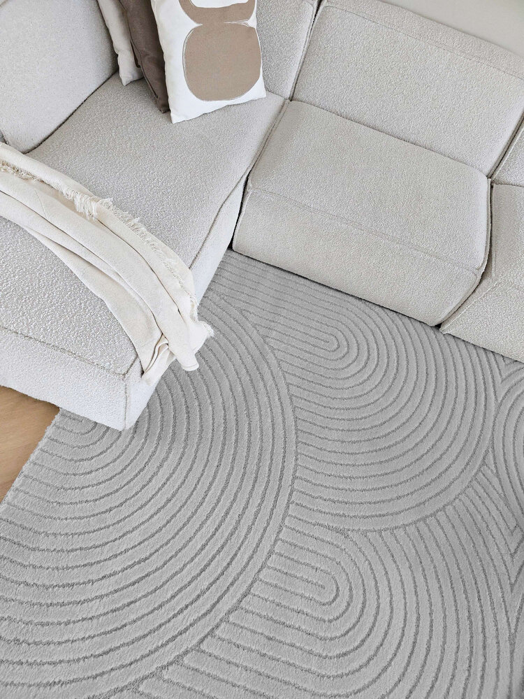 Japandi vloerkleed - Skando Grijs