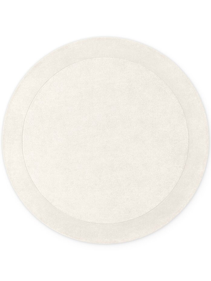 Rond wollen vloerkleed - Kivi Creme Rond wollen vloerkleed - Kivi Creme