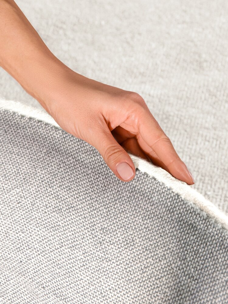 Rond wollen vloerkleed - Kivi Creme Rond wollen vloerkleed - Kivi Creme