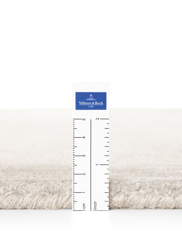 Rond wollen vloerkleed - Kari Creme