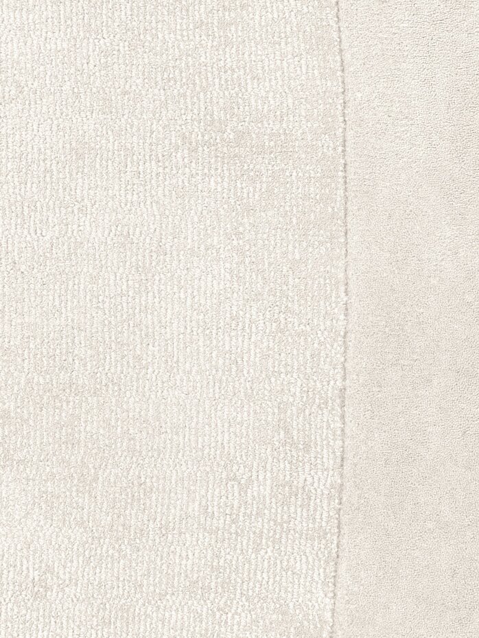 Rond wollen vloerkleed - Kari Creme