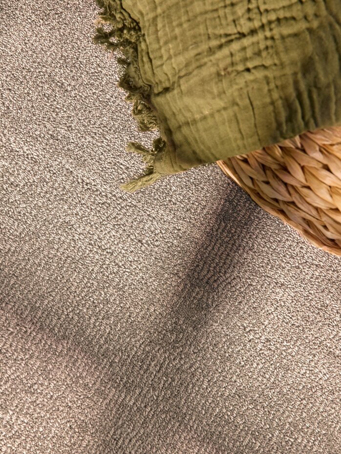 Rond wollen vloerkleed - Kivi Beige Rond wollen vloerkleed - Kivi Beige