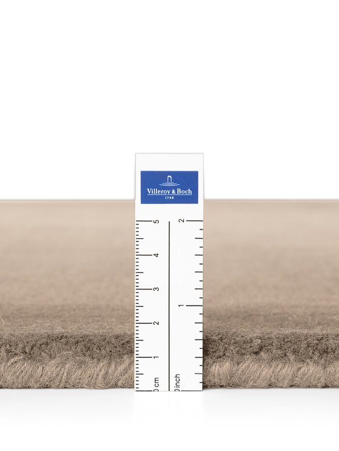 Rond wollen vloerkleed - Kivi Beige Rond wollen vloerkleed - Kivi Beige