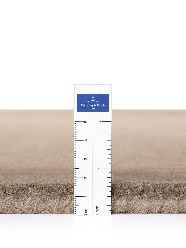 Rond wollen vloerkleed - Kivi Beige Rond wollen vloerkleed - Kivi Beige