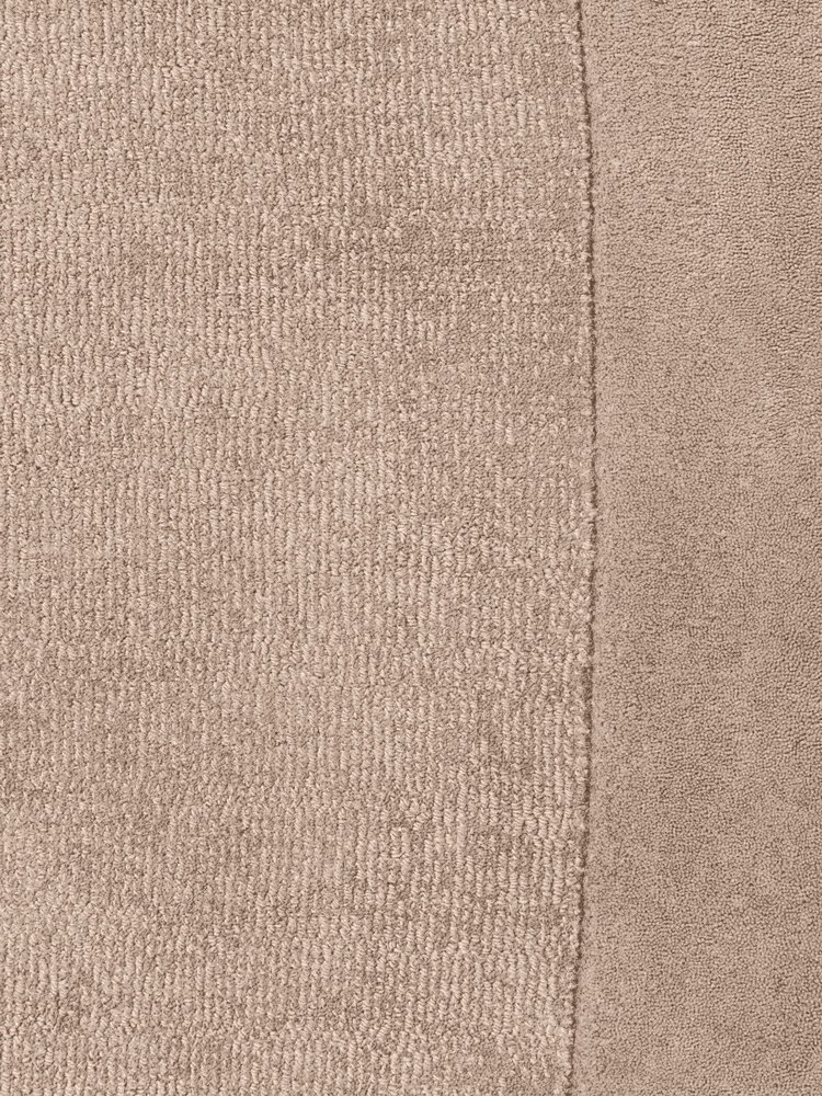 Rond wollen vloerkleed - Kivi Beige Rond wollen vloerkleed - Kivi Beige