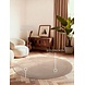 Rond wollen vloerkleed - Kivi Beige Rond wollen vloerkleed - Kivi Beige