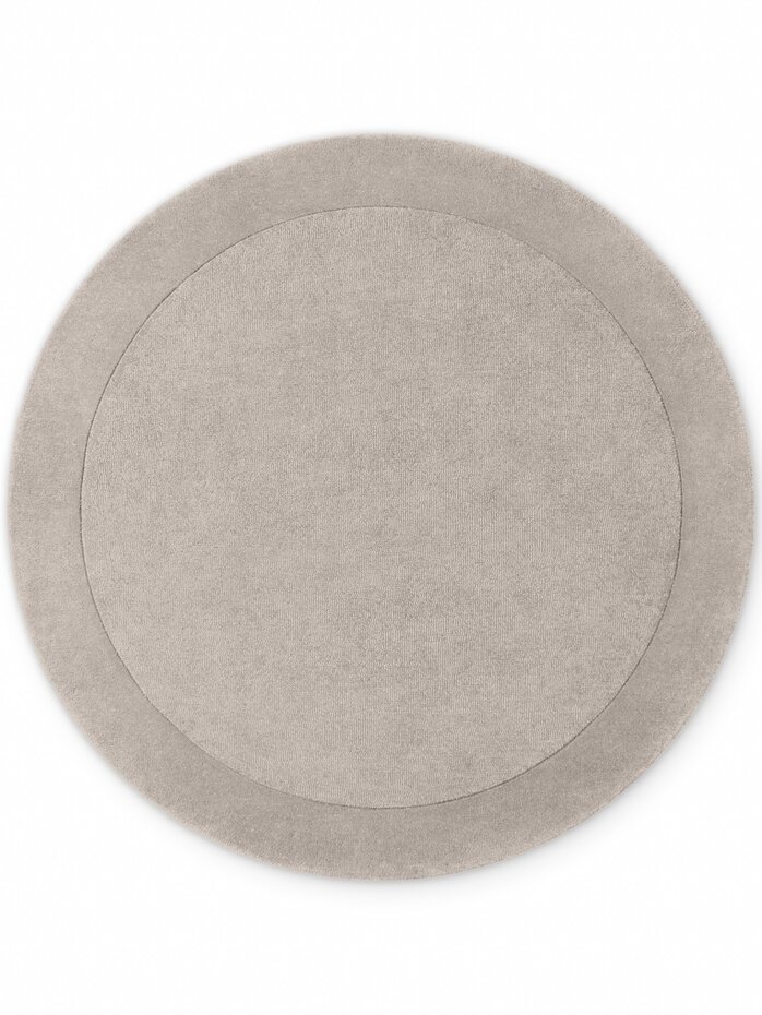 Rond wollen vloerkleed - Kivi Grijs