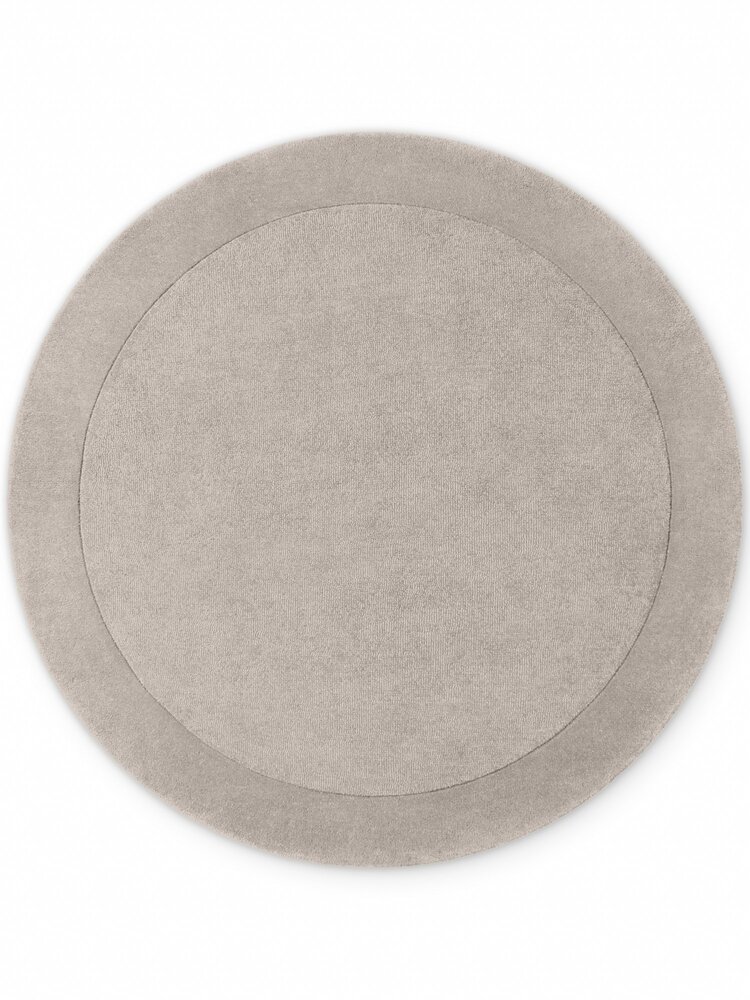 Rond wollen vloerkleed - Kivi Grijs