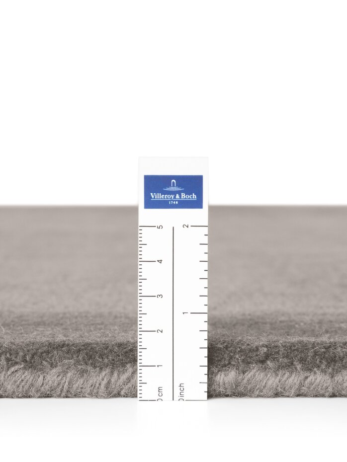 Rond wollen vloerkleed - Kari Grijs Rond wollen vloerkleed - Kari Grijs