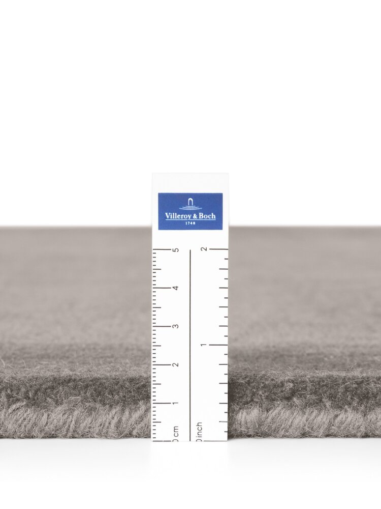 Rond wollen vloerkleed - Kari Grijs Rond wollen vloerkleed - Kari Grijs