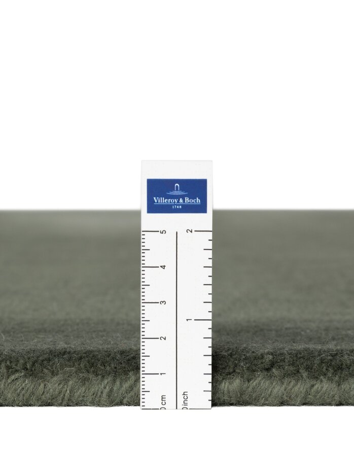 Rond wollen vloerkleed - Kari Groen