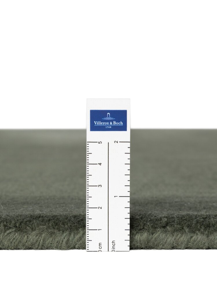 Rond wollen vloerkleed - Kari Groen