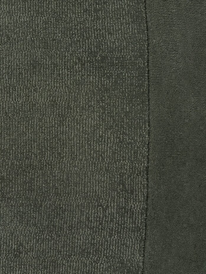 Rond wollen vloerkleed - Kari Groen