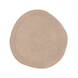 Organisch rond wollen vloerkleed - Kivi Beige Organisch rond wollen vloerkleed - Kivi Beige