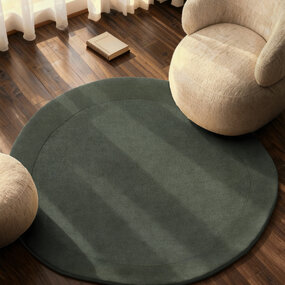 Villeroy & Boch Organisch rond wollen vloerkleed - Kari Groen