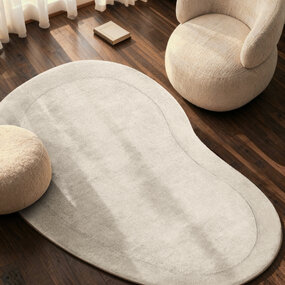 Villeroy & Boch Organisch wollen vloerkleed - Kari Creme