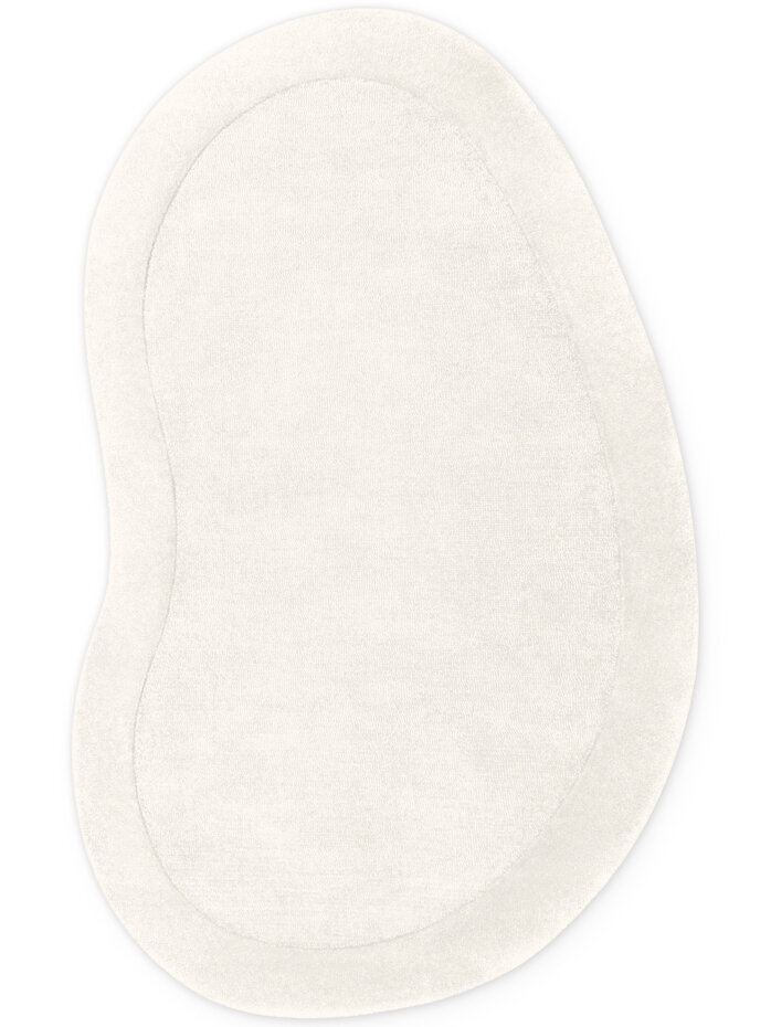 Organisch wollen vloerkleed - Kari Creme