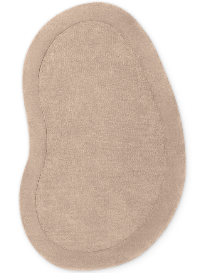 Organisch wollen vloerkleed - Kivi Beige Organisch wollen vloerkleed - Kivi Beige