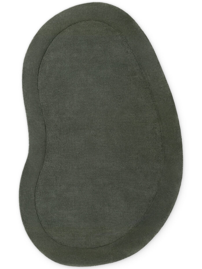 Organisch wollen vloerkleed - Kari Groen