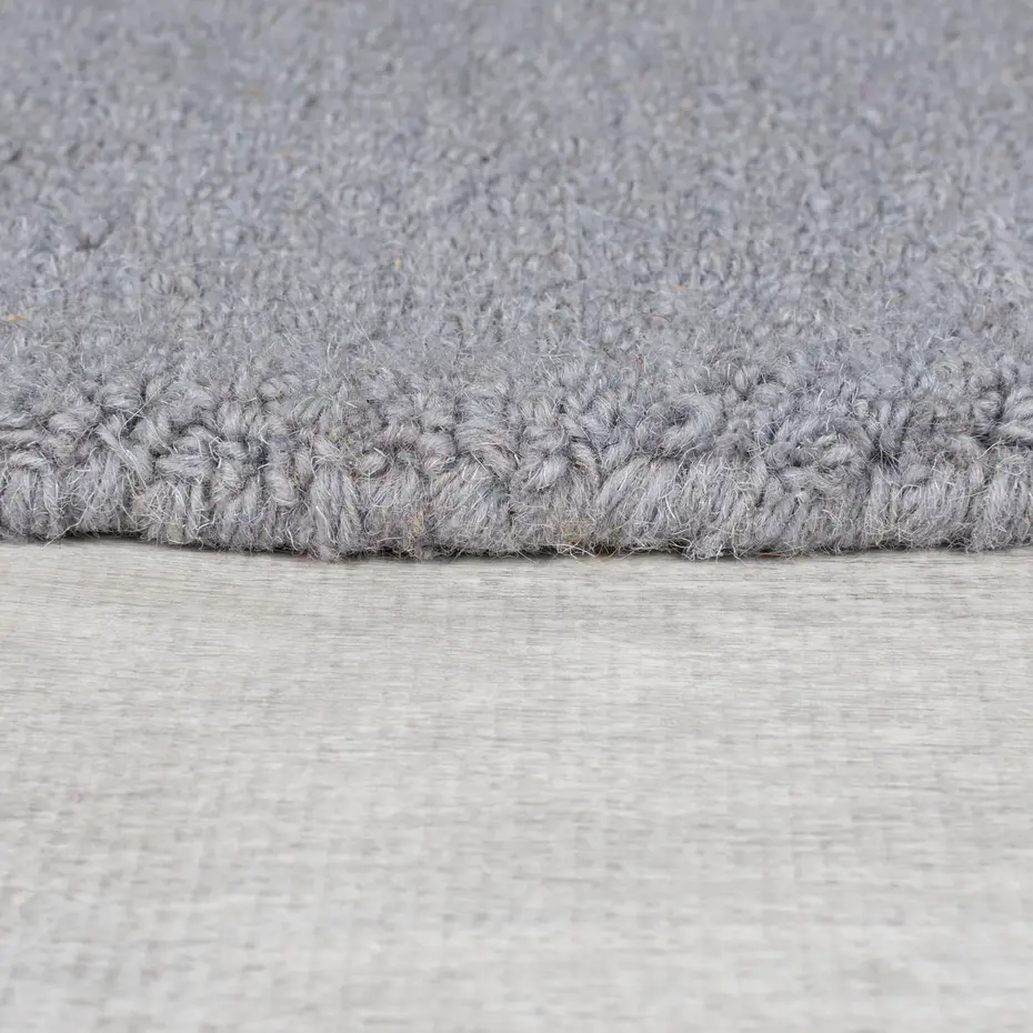 Organisch abstract vloerkleed - Mia Ellipse Blauw/Terra