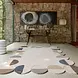 Organisch wollen vloerkleed - Mia Scallop Frame Beige/Naturel Organisch wollen vloerkleed - Mia Scallop Frame Beige/Naturel
