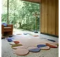 Organisch wollen vloerkleed - Mia Scallop Frame Naturel/Kleurrijk