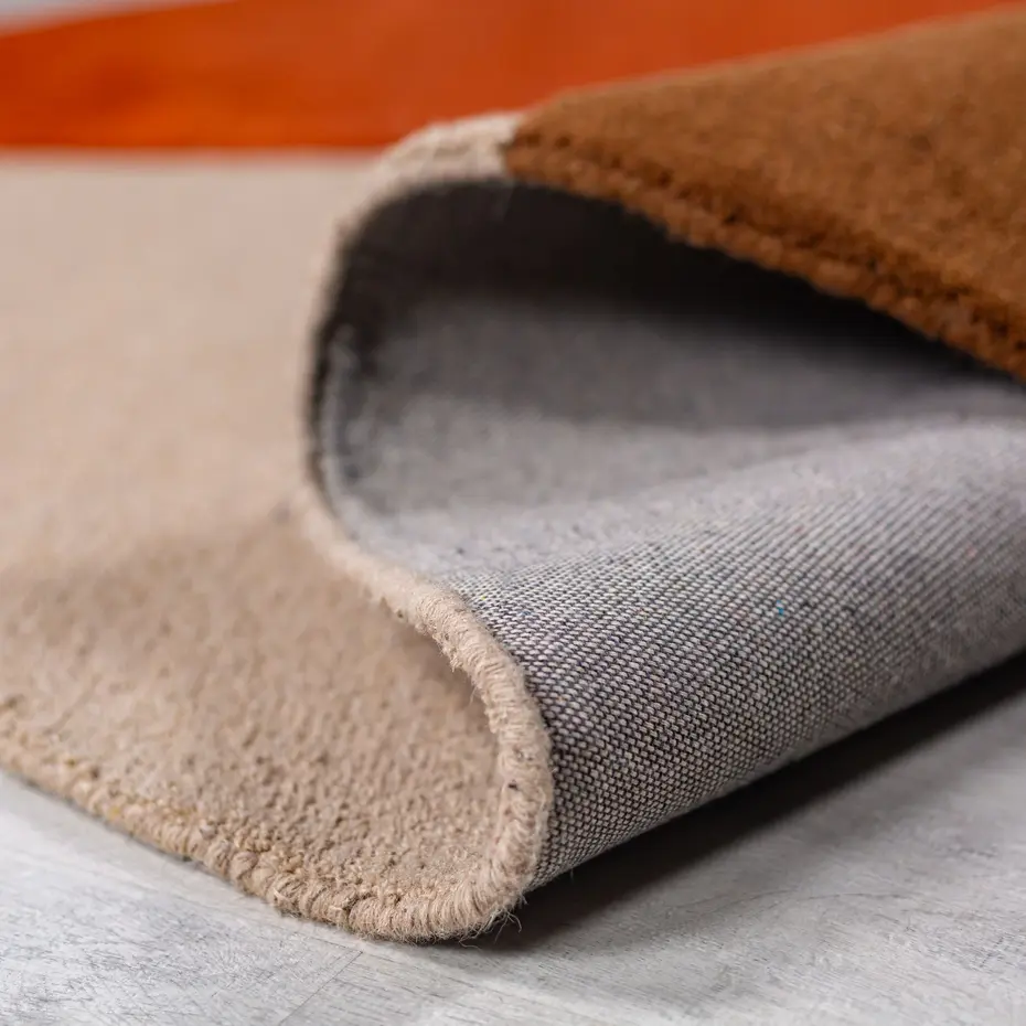 Rond abstract vloerkleed - Mia Segment Terracotta