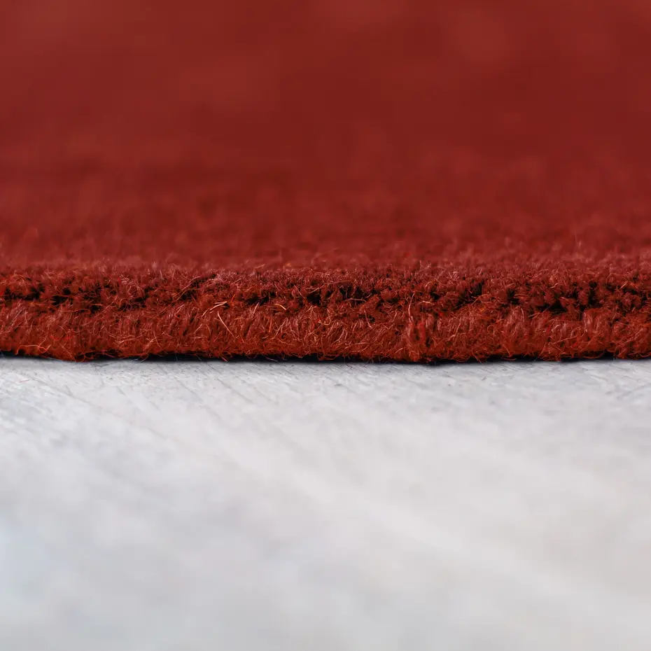 Rond abstract vloerkleed - Mia Segment Terracotta