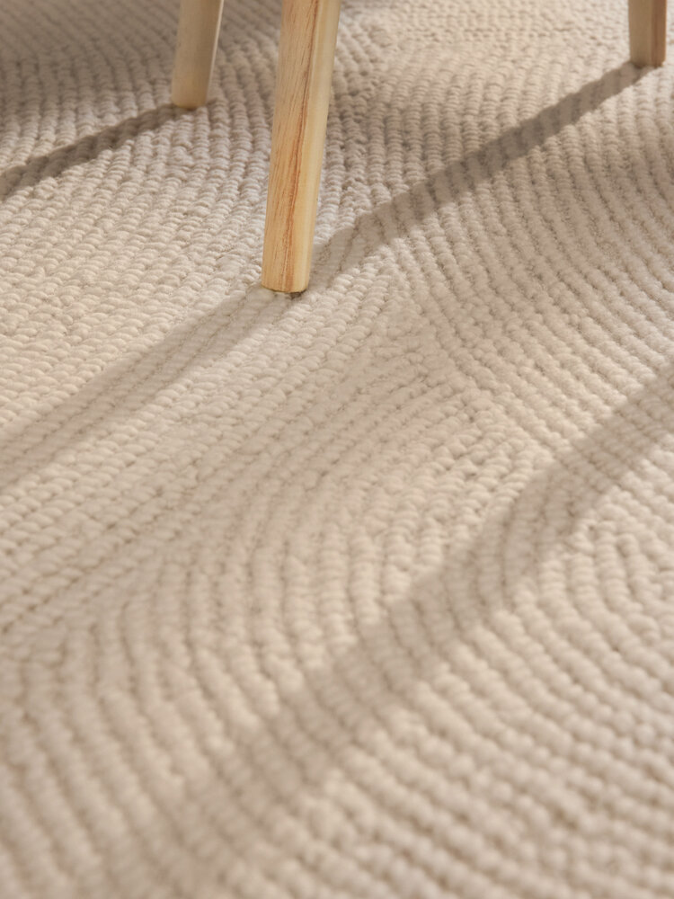 Wollen Japandi vloerkleed - Eleni Crème - TEST OUTLET