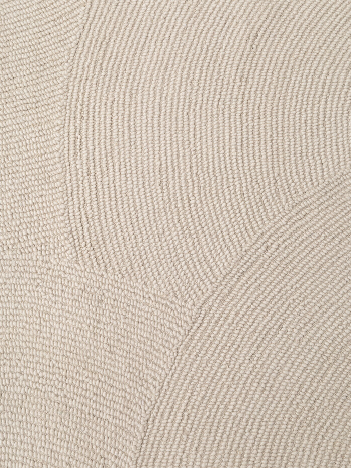 Wollen Japandi vloerkleed - Eleni Crème - TEST OUTLET