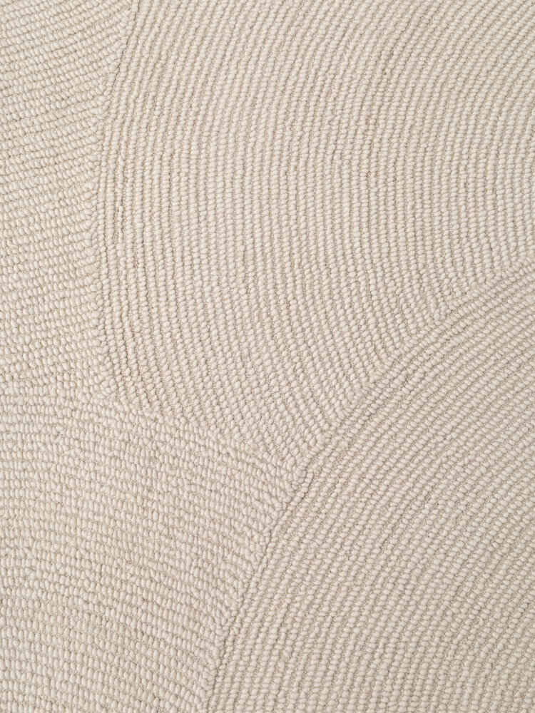 Wollen Japandi vloerkleed - Eleni Crème - TEST OUTLET