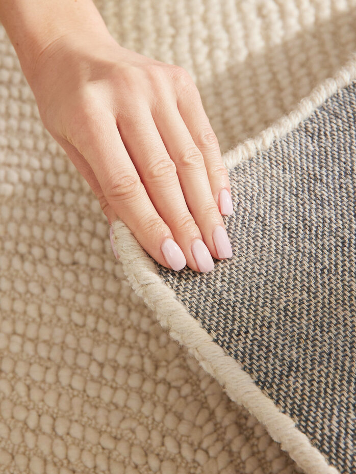 Wollen Japandi vloerkleed - Eleni Crème - TEST OUTLET