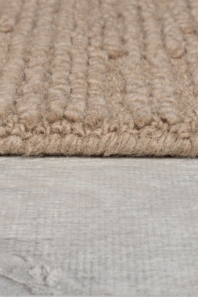 Wollen vloerkleed - Harris Boucle Beige/Naturel