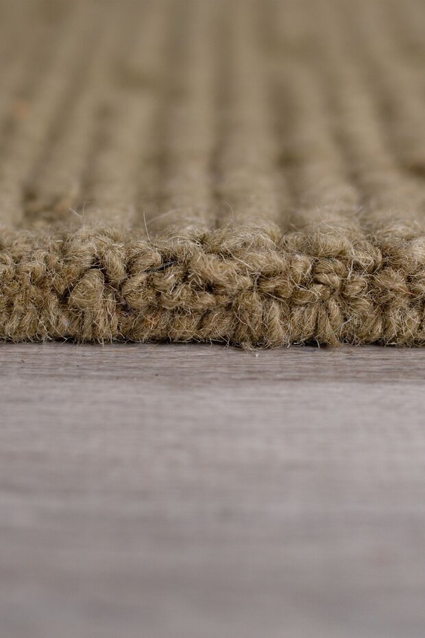 Wollen vloerkleed - Harris Boucle Groen Wollen vloerkleed - Harris Boucle Groen