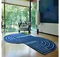 Organisch vloerkleed - Conway Retro Shaped Blauw