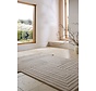 Wollen geometrisch vloerkleed - Zec Rectangles Beige/Naturel