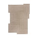 Wollen geometrisch vloerkleed - Zec Rectangles Beige/Naturel