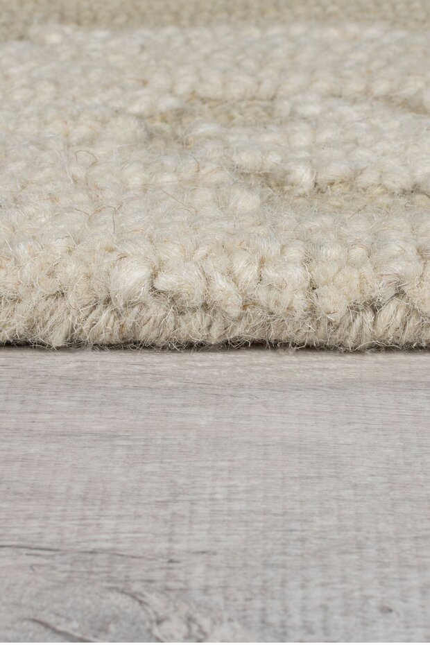 Wollen vloerkleed - Dion Ikat Beige