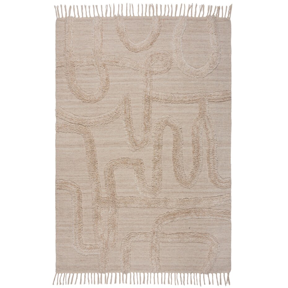 Wollen vloerkleed - Loma Wool Naturel/Beige