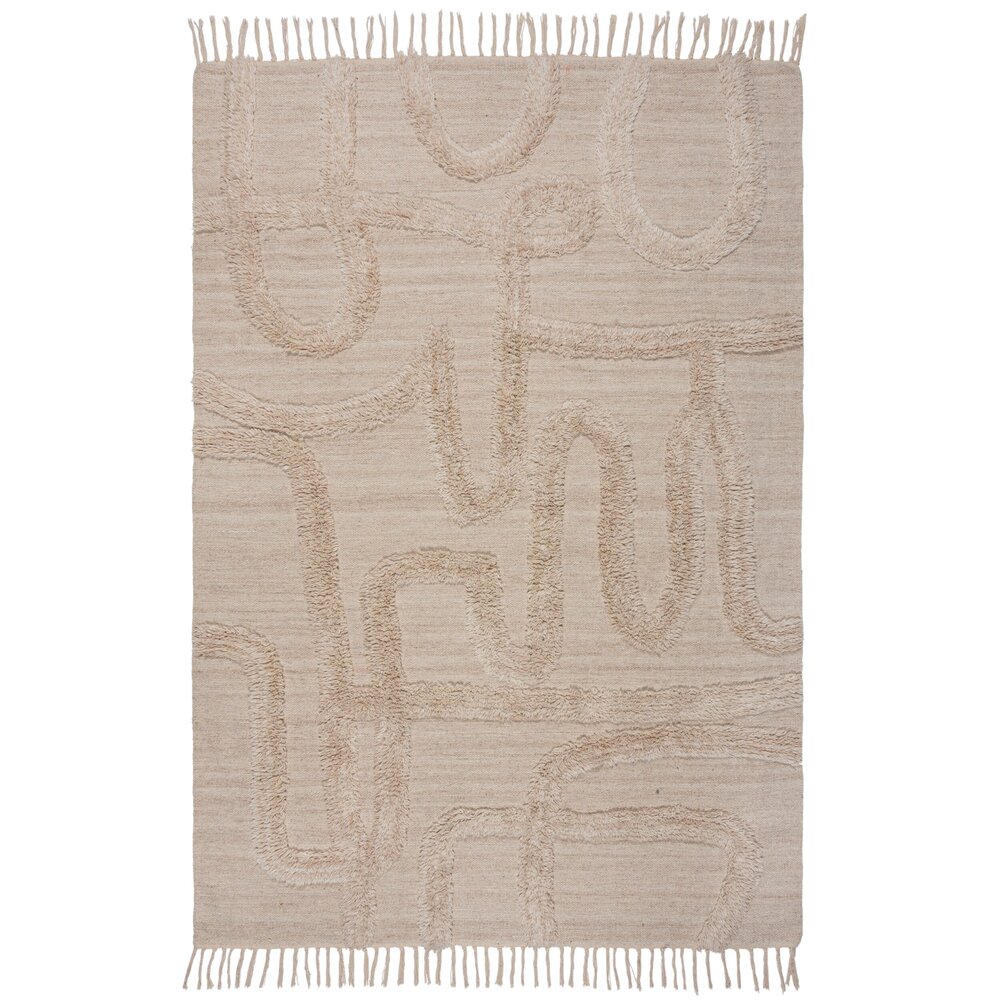 Wollen vloerkleed - Loma Wool Naturel/Beige