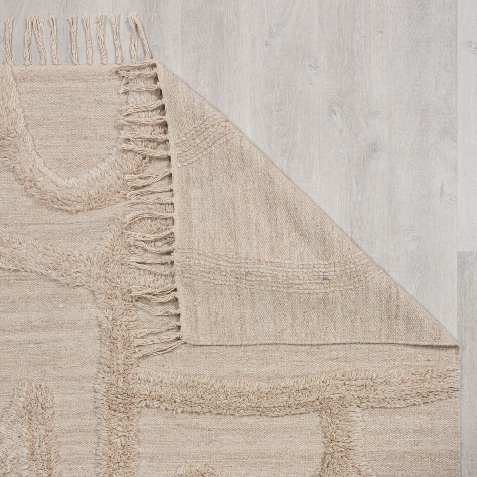 Wollen vloerkleed - Loma Wool Naturel/Beige