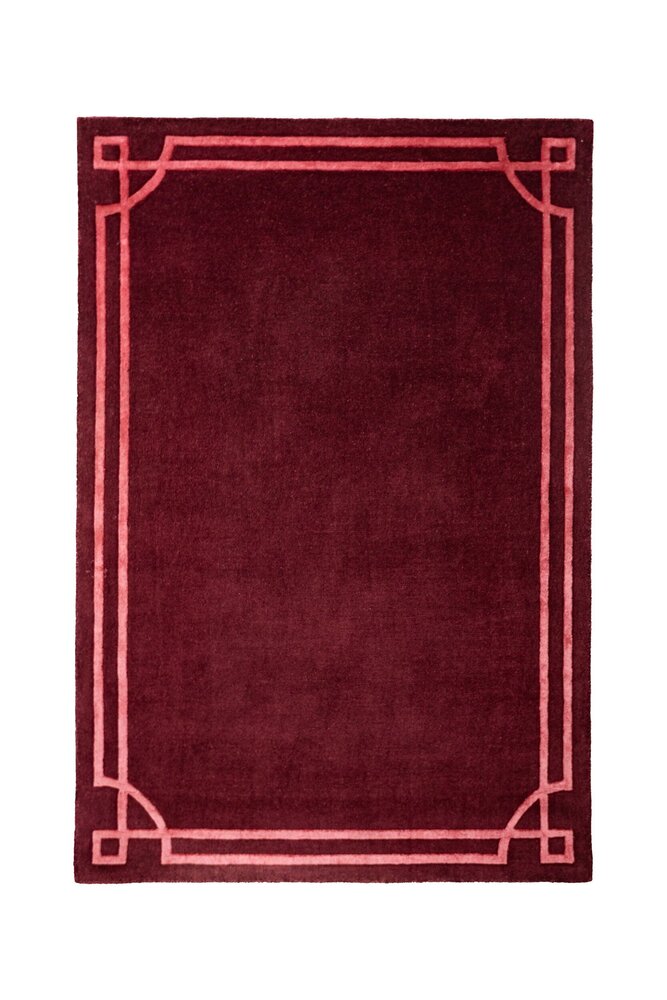 Wollen vloerkleed - Gatsby Wool Bordeauxrood Wollen vloerkleed - Gatsby Wool Bordeauxrood