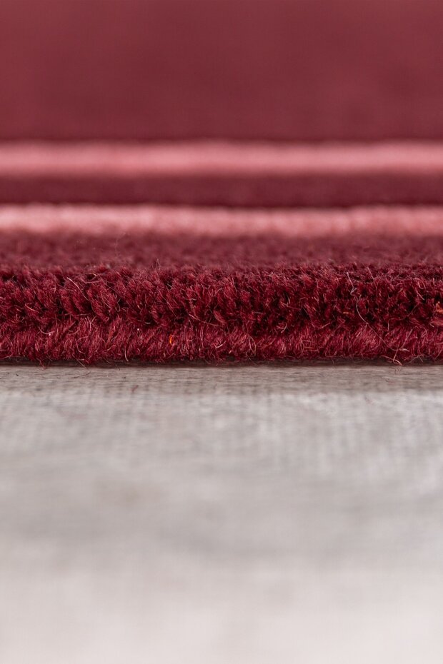 Wollen vloerkleed - Gatsby Wool Bordeauxrood Wollen vloerkleed - Gatsby Wool Bordeauxrood