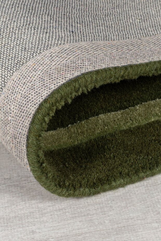 Wollen vloerkleed - Gatsby Wool Olijfgroen
